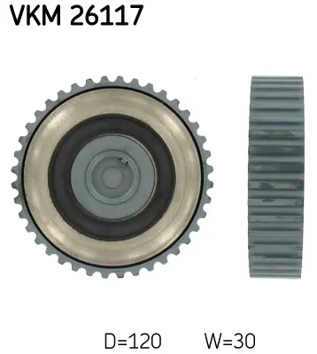 SKF VKM 26117 Triger Gergi Rulmanı  Opel Movano 1.9 Dtı 00-02 /Renault Kangoo-Megane -Laguna-Master I-Iı 1.9 Dtı 27319 532032210 532044310 CSP1000 T41255