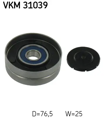 SKF VKM 31039 Alternator Gergi Rulmanı Audı A4, A6, A8  Superb I V850, 960, 960 Iı, C70 I, S70, S90, V70 I, V90 Passat 2.0-2.9 08.90-12.05 1000090001 11450169801 1626042 19734 2596101 30919734 531075130 719053 APV2107 N1308 T0040 T38059