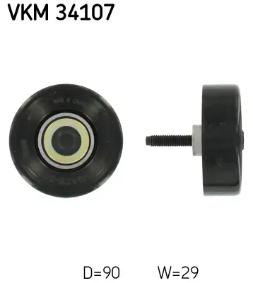 SKF VKM 34107 Alternator Gergi Rulmanı Fıesta 1.8dı 00--Focus 1.8tdcı-1.8dı-1.8tddı 98-04-Tourneo Connect 1.8d 24618 532040530 APV2206 T0337 T36089