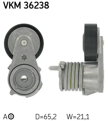 SKF VKM 36238 Alternator Gergi Rulmanı Ford Focus Iı 2.5 St-Rs 05--Volvo C30-S40 Iı-V50 27566 534002910 APV2627 T0385 T39145