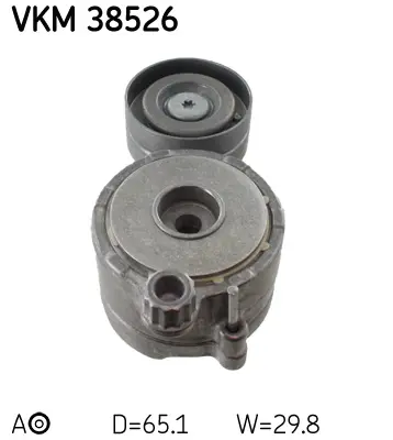 SKF VKM 38526 Mercedes W204 C218 W212 C207 11> V Kayış Gergi Rulmanı 10945365 45365 534050610 N2293 T39294