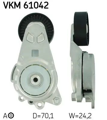 SKF VKM 61042 V Kayış Gergi Kütüğü (70*27) 1.4 D. Toyota Aurıs (E15,E18) 07-18, Corolla (E15,E18,Zre1) 06-18, Urban Cruıser (P1) 09-14 534040810 ADT396514 APV3011 N2107 T0484 T39268