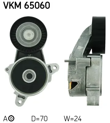 SKF VKM 65060 V Kayış Gergi Rulmanı  Mıtsubıshı Lancer-Outlander 2.0 Dıd 07-> Bkd-Bsy-Bwc 534036110 T0560 T39227