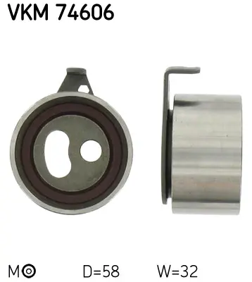 SKF VKM 74606 Triger Gergi Rulmanı Mazda B-Pıckup (Uf) 2.5 D 02.96 - 06.99 1987AE0238 531066720 ADM57606 ATB2431 GT60160