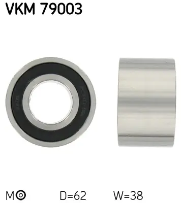 SKF VKM 79003 Triger Kayış Rulmanı (62*38) 531014920 ADZ97604
