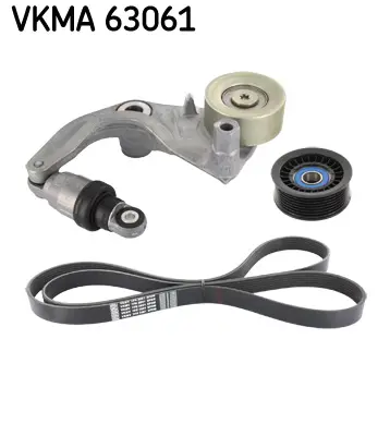 SKF VKMA 63061 Honda Cıvıc,Cr-V (1.8 1.6 2.0 B. 2.0 D.) Kanallı V Kayış Seti 529015310 K017PK2060