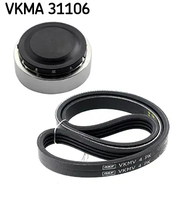 SKF VKMA 31106 Kanallı V Kayışı Seti Audı A4 B6, A4 B7, A6 C5, Allroad C5 (2.5 Tdı) K024PK1218 KPV861