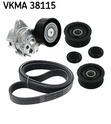 SKF VKMA 38115 Kanallı V Kayısı Setı Mercedes E Serısı, Sprınter 2-T, 3-T, 4-T (E 320 Cdı, 208 Cdı, 211 Cdı, 213 Cdı, 308 Cdı, 311 Cdı) 529044910 K016PK2270