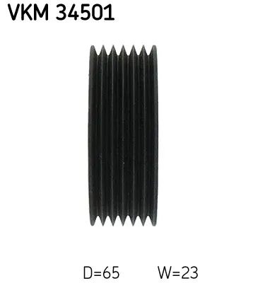 SKF VKM 34501 V Kayış Gergi Rulmanı (64,5*23,5) Saab 9-3, 9-5, 2.0 2.3 B. 900 98-00 19662 532014610 APV2131 T0342 T38083