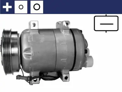BEHR MAHLE ACP 53 000S Klima Kompresörü 8fk351127671 Passat (96-00) 1.6 1.8 1.9 Tdı A4 Ajl Apu Ark Aff 8D0260805D, 8D0260805F, 8D0260805MX, 8D0260805M, 8D0260805DX, 8D0260805, 71721746, 71721745, 60602694, 8D0260811A