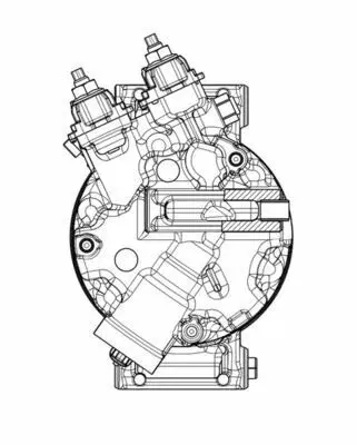 BEHR MAHLE ACP 654 000P Klima Kompresörü JX6119D629HC