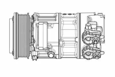 BEHR MAHLE ACP 654 000P Klima Kompresörü JX6119D629HC