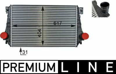 BEHR MAHLE CI 27 000P Turbo Radyatörü 2H0145804