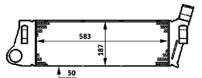 BEHR MAHLE CI 39 000P Turbo Radyatörü 8200700172, 8200115540, 7093016, 8MK376719031, 8ML376719031, 96728, 8200468425