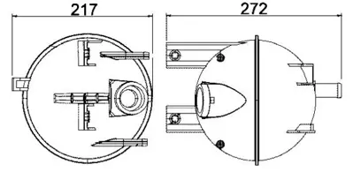 BEHR MAHLE CRT 4 000S Radyatör Yedek Su Deposu 7166663, 7166664, 95VB8A080CF, 95VB8A080DF, 1000249, 1025558, 1029727, 1049625, 1078160, 1230968