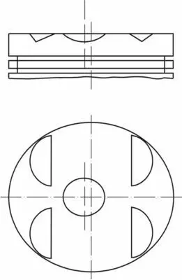 BEHR MAHLE 0010400 Pıston + Segman (Om604, 89mm) C-Class W202 93>00 E-Class W210 96>01 6040300117