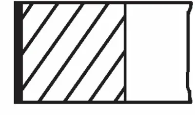 BEHR MAHLE 001 06 N0 Segman 90.90mm Std W202 Cl203 C230 2.2i 96- M111.970-975-981 -111 90.90 Mm 1.5 X 1.75 X 3 A0030309524