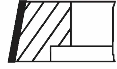 BEHR MAHLE 00805N2 Motor Segmanı Ducato Master Movano 2,5duz (93,60mm) - (0,60 Farklı) Olcu: (3 * 2 * 3)