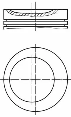 BEHR MAHLE 011 62 00 Motor Pıston Segmanı 18sv C18nz Vectra A (84,80mm) Std 92061765