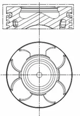 BEHR MAHLE 011PI00100010 Motor Pıston+segmanı Astra J Corsa D Grande Punto1.3cdtı 16v Lınea Grande Punto 199a3000 Multıjet -  55197996