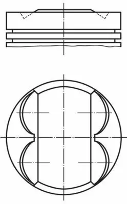 BEHR MAHLE 011PI00113000 Motor Pıston+segman Komple (Std) Opel – Chevrolet 1.2 – A12xer 55571101