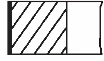 BEHR MAHLE 012 18 N3 Segman 73.90mm 0.50 Astra G-H-Corsa C-D 1.0 1.2 1.4 8v 01-Z10xep Z12xep Z14xep Euro 4 A12xer-A14xer