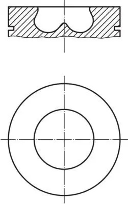 BEHR MAHLE 013PI00107002 Motor Pıston+segman Transıt 2,4 V184 Tdcı 130ps (89,91mm) (+0.50mm) 40739620