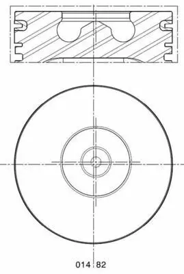 BEHR MAHLE 0148202 Motor Pıston+segman Transıt 2.5d M12 - M15 Trıton Motor (93,67mm) (+100mm Farklı) 924F6K105FA
