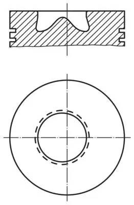 BEHR MAHLE 0150402 Motor Pıston Segman 93.67mm (+1.00) T 15 944 F 6110 Aa Turbo 2.5 Td 96 - 94957620, 150402, 8770890100, 93091, 8707587122