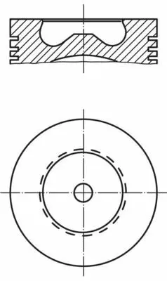 BEHR MAHLE 0158110 Motor Pıston+segmanlı Transıt 2.4tdı Euro4 120 - 140 Ps V347 2006> Sonrası (89,91mm) (Std) (-0.20mmk