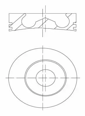 BEHR MAHLE 0159100 Motor Pıston+segman Transıt 2.5tdı 76ps 1994>2000 (93.67mm) (Std) 984F6K105ABA