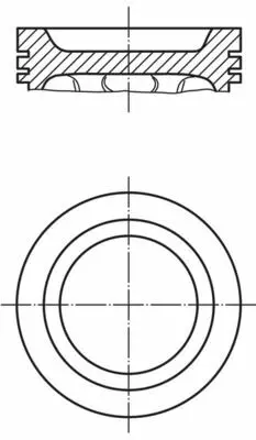 BEHR MAHLE 0216200 Motor Pıston Segman Megane 2,0 8v Laguna 2,0 Megane Scenıc 2,0 F3r (82,70mm) - (Std) 4 Ad 3345221, 7701680806