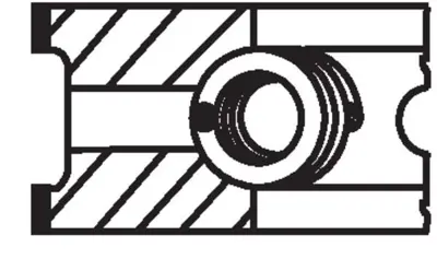 BEHR MAHLE 02162N2 Motor Segmanı Laguna Megane Scenıc 2,0 F3r (82,70mm) - (050)  F3r B56 2.0 7701467662