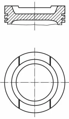 BEHR MAHLE 033 20 00 Motor Piston Segman Std Golf 1.6 16v-Passat-Jetta-A3 Bfq-Alz-Bgu 81.01 033pı0002010086 (4 Ad) 6A107065N