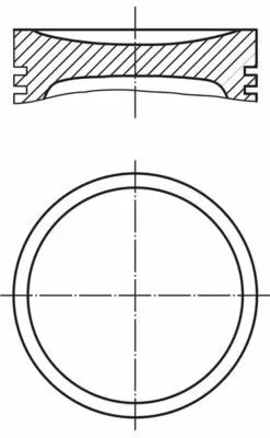 BEHR MAHLE 0396400 Motor Piston Segman P205 P106 P206 Ax Bx C15 P405 Ii P309 P205 Ii Partner Berlingo Tu3jp (1 4 8v) P207 P206+ (T3e) Plus Nemo Bipper Fiorino Qubo Tu3aes (1 4 8v) - (Boy:64mm Tepe:1 10 Cukur) - (75 00) 114W7