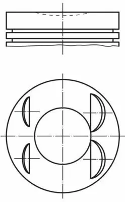 BEHR MAHLE 0396500 Motor Pıston Segman P406 P806 P605 R P306 Xsara Xantıa Xm Iı Xu10j4r 2,0 16v 86,00mm (Std) 0628.81