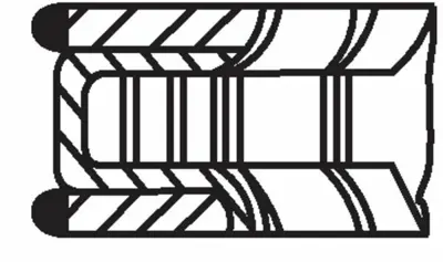 BEHR MAHLE 03991N0 Motor Segmani P406 P806 P605 R P306 Xsara Xantia Xm Ii Xu10j4r - Xu10j2te 2 0 16v 86 00mm (Std) Olcu: (1 5×1 75×3) 640E3