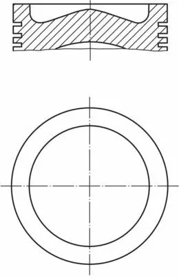 BEHR MAHLE 039 PI 00125 000 Motor Piston Segman Std P207-P208-P2008-P206 T3e -Ds3-C3 Iıı-Fıesta 1.4hdı 8v Dv4c-Euro5 73.7mm 628W2