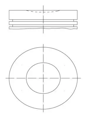 BEHR MAHLE 0401600 Motor Piston Segman P206 Gti P607 P406 Ym 806 P307 Expert P807 P407 C4 Xsara Ii C8 Jumpy Xsara Picasso C5 Evasion (00 05) Ew10j4 (2 0 16v) - (85 00mm) - (Std) 628K4
