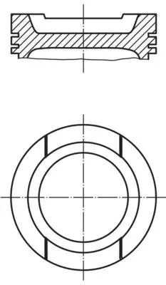 BEHR MAHLE 332001 Pıston+segman (81,51mm 0,50) Caddy Iıı Golf V - Vı - Plus Jetta Iıı Beetle Passat Touran A3 A4 Altea 06A107065N, 06A107065BN, 06A107065BJ