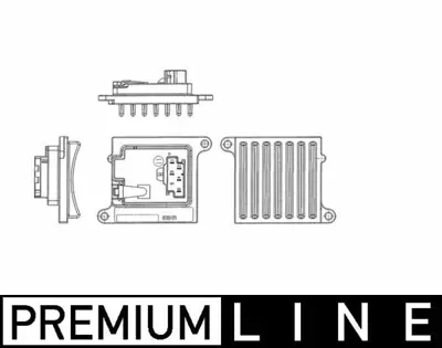 BEHR MAHLE ABR 36 000P Klima Fan Regulatoru W203 02>07 Cl203 02>08 W220 98>05 W221 05>13 W163 99>05 A2208209210, 2208209210, A2218703858, 2218703858, 9140010282, A9140010282