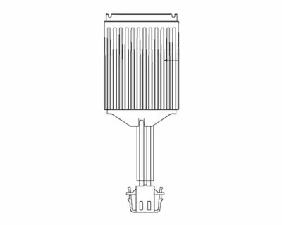 BEHR MAHLE ABR 37 000P Fan Regülatörü 6Q1907521, 6Q1907521B, 6Q1907521A, 6Q1907512B
