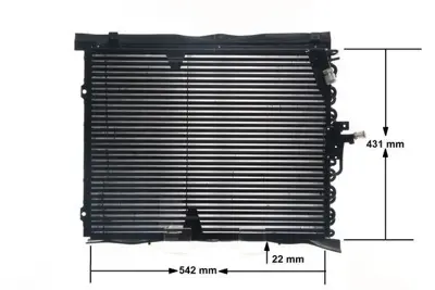 BEHR MAHLE AC 133 000S Klima Radyatoru W124 89>93 S124 89>92 C124 89>92 A1248301070