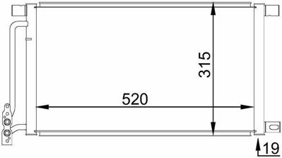 BEHR MAHLE AC 235 001S Klima Radyatoru Bmw E46  X3 E83 Dızel 8377648