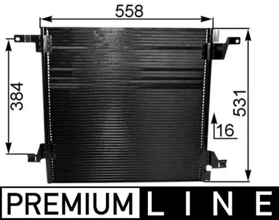 BEHR MAHLE AC 259 000P Klima Radyatoru Ml-Class W163 98>05 1638300170