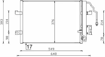 BEHR MAHLE AC 348 000S Klima Radyatoru A-Class W168 97>04 1685000354