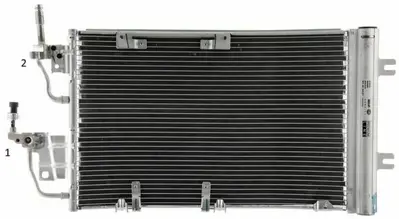 BEHR MAHLE AC 400 000P 8fc351302-371 Klima Kondenseri Astra H 1.3-1.7-1.9cdtı-Zafıra 1.7-1.9cdtı 488x331x16 93182213