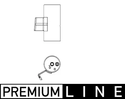 BEHR MAHLE AD 199 000P Klima Tupu A-Class W168 97>04 Vaneo 414 02>05 A1688300858