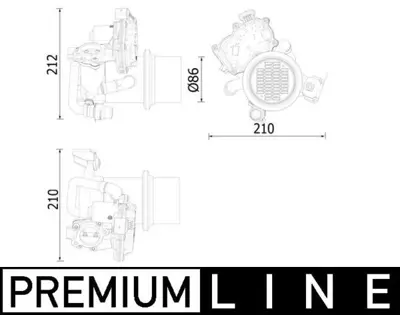 BEHR MAHLE CE 20 000P Egr Valfı A1 15>18 Toledo 13>19 Rapıd 13> 1.6tdı Cxma 4L131512AG