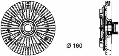 BEHR MAHLE CFC 75 000P 8mv376733-001 Fan Termiği Bmw E46 M3 00 E34 535i M36 M38 E38 730 735 86-94 11527831619